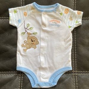 First Moments Baby Snap Up Short Sleeve Bodysuit